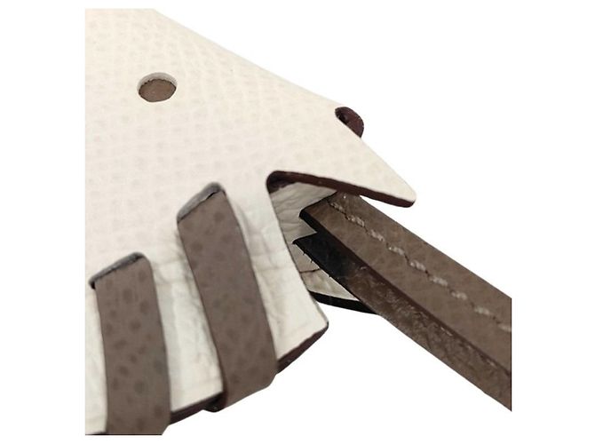 Hermès Hermes Etoupe Gray Taschenanhänger - Ansicht 5