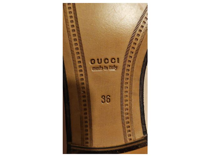 Gucci Mocassini Horsebit in Pelle Beige - vista 6