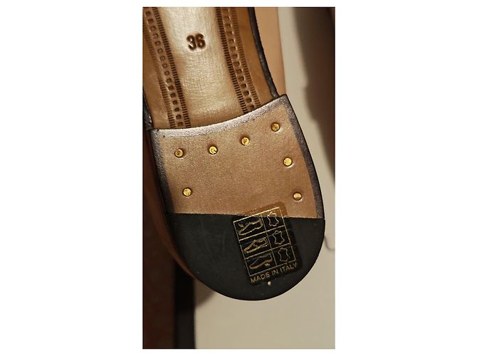 Gucci Mocassini Horsebit in Pelle Beige - vista 7