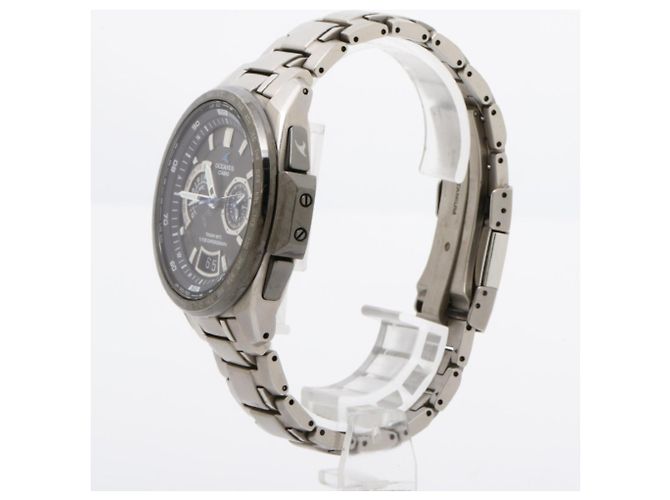 Orologio Analogico da Uomo Casio Oceanus OCW-T750TDE-1AJF Black Silver Titanium - vista 2