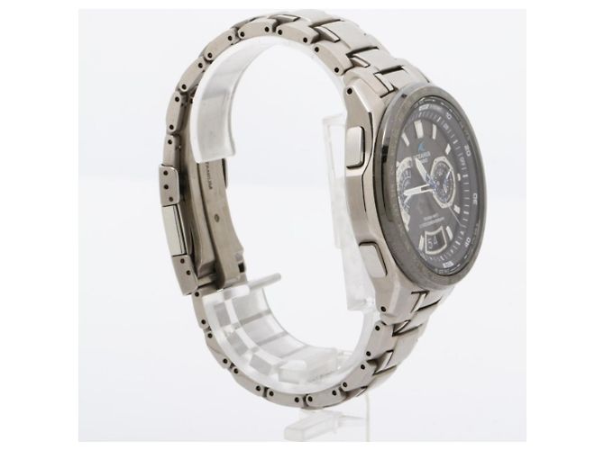 Orologio Analogico da Uomo Casio Oceanus OCW-T750TDE-1AJF Black Silver Titanium - vista 3