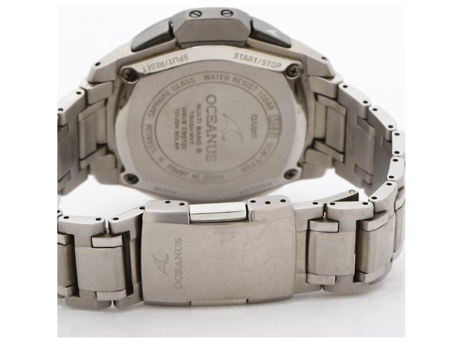 Orologio Analogico da Uomo Casio Oceanus OCW-T750TDE-1AJF Black Silver Titanium - vista 5
