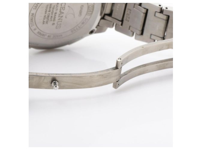 Orologio Analogico da Uomo Casio Oceanus OCW-T750TDE-1AJF Black Silver Titanium - vista 6