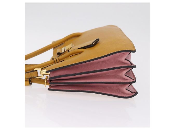 Miu Miu Madras Convertible Compartment Leather Medium - vista 4