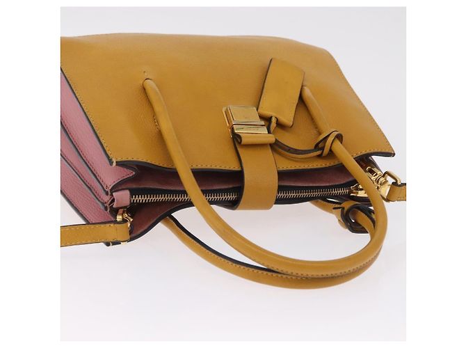 Miu Miu Madras Convertible Compartment Leather Medium - vista 7
