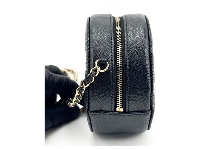Chanel Round Chain Quilted Caviar Small - Ansicht 3