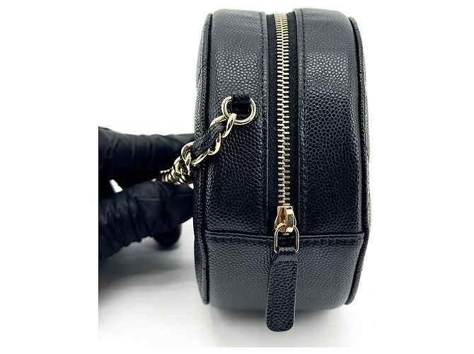 Chanel Round Chain Quilted Caviar Small - Ansicht 4