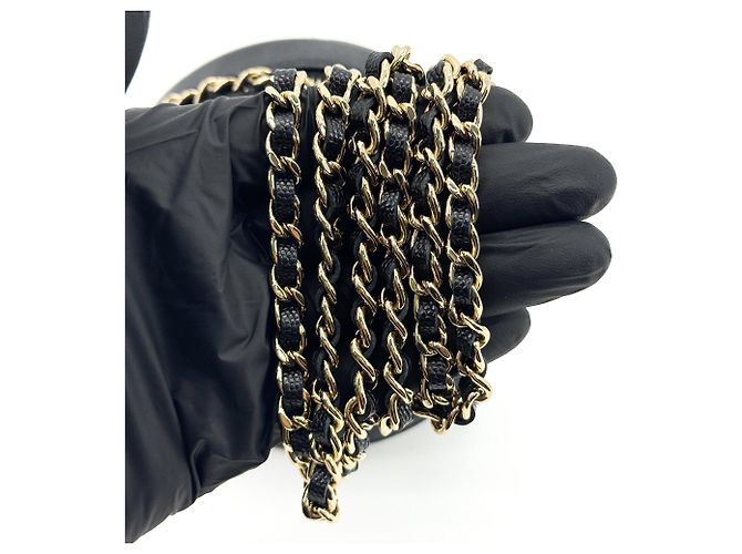 Chanel Round Chain Quilted Caviar Small - Ansicht 7