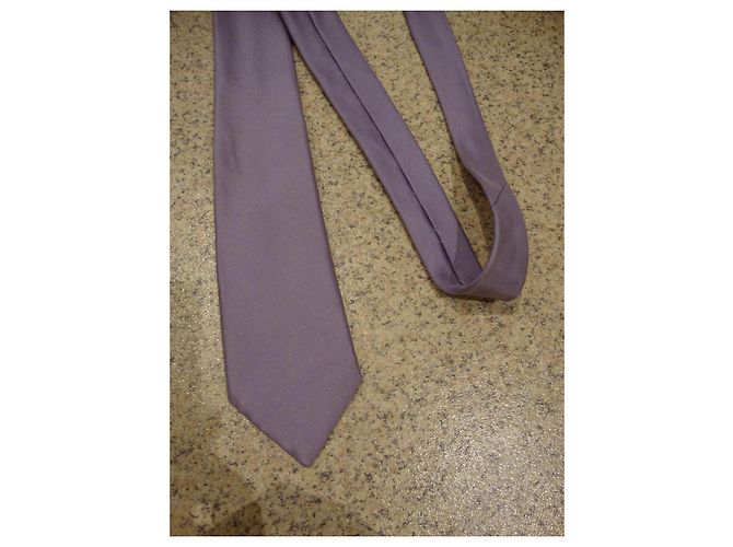 Autre Marque Carlo Colombo Lavender Silk Tie - view 2