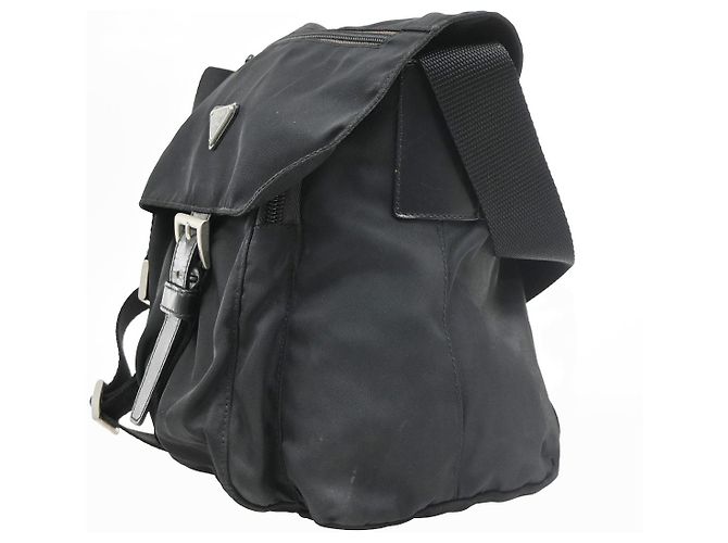 Borsa a tracolla Prada Buckle Tessuto Small - vista 3