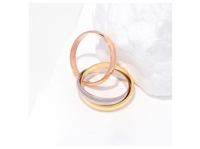 Cartier Trinity Ring Slim 18k Dreifarbiges Gold, Gr. 48 - Ansicht 2