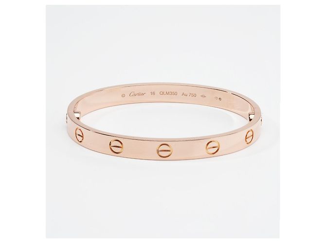 Cartier Love Bracelet Or Rose 18k - vue 2
