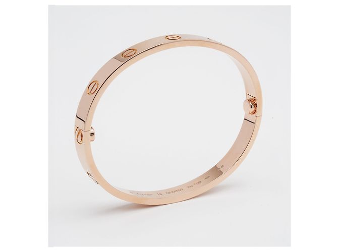 Cartier Love Bracelet Or Rose 18k - vue 3