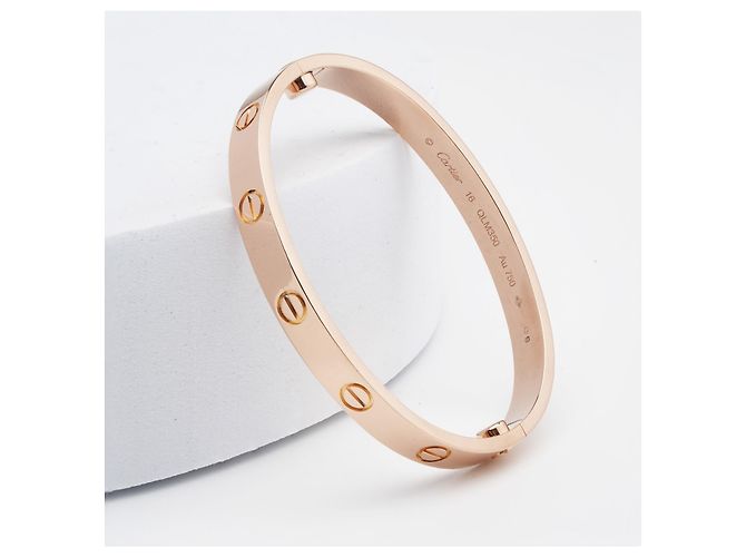 Cartier Love Bracelet Or Rose 18k - vue 4