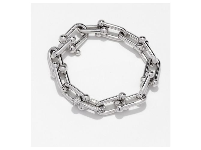 Tiffany & Co. Bracciale HardWear Diamanti Oro Bianco 18kt - vista 3