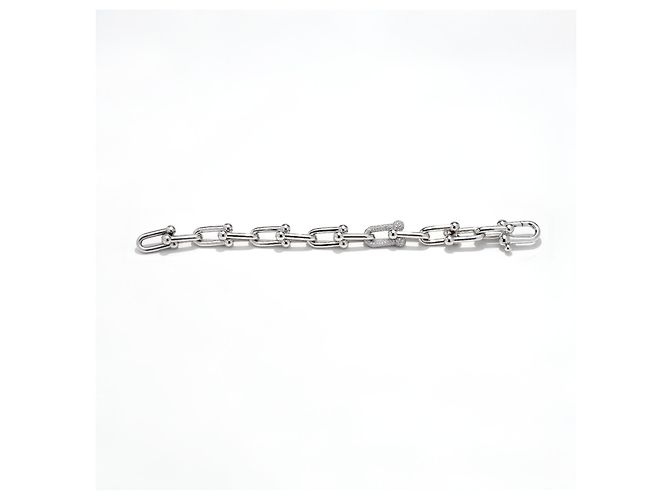 Tiffany & Co. Bracciale HardWear Diamanti Oro Bianco 18kt - vista 4