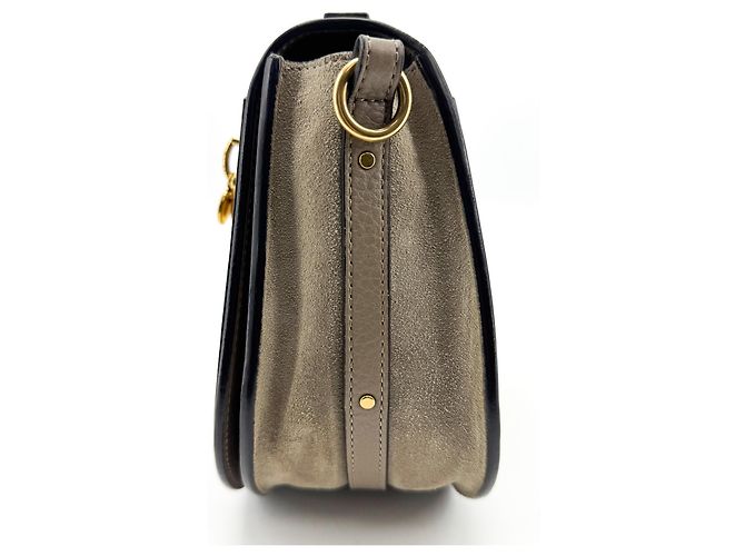 Chloé Chloe Nile Crocodile Embossed Leather Small - vista 3
