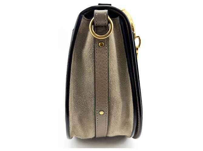 Chloé Chloe Nile Crocodile Embossed Leather Small - vista 4