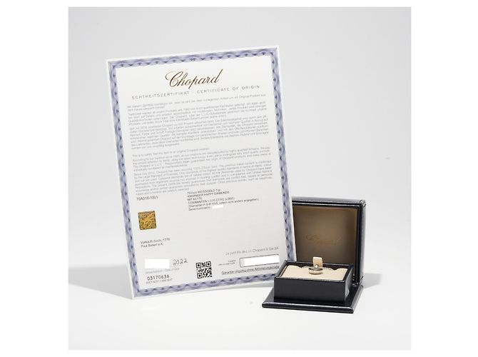 Collar Chopard Happy Heart Happy Diamonds Oro Blanco - vista 4
