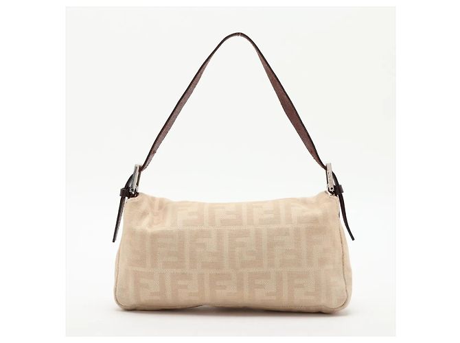 Pochette Fendi Baguette Zucca Canvas long - vista 2