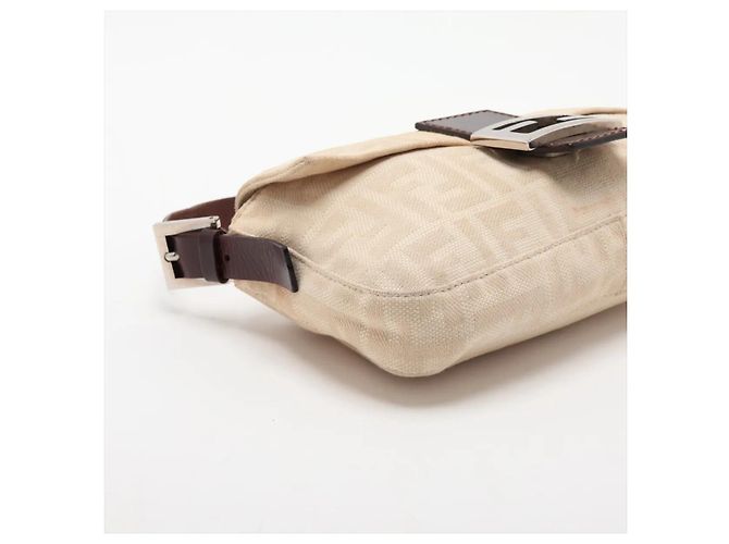Pochette Fendi Baguette Zucca Canvas long - vista 4