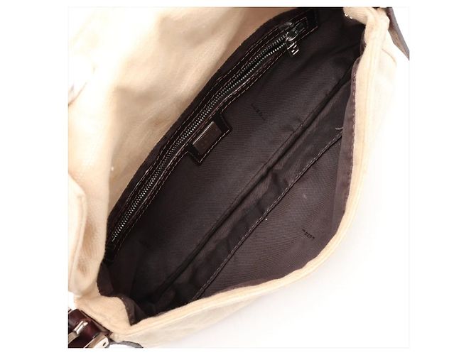 Pochette Fendi Baguette Zucca Canvas long - vista 7