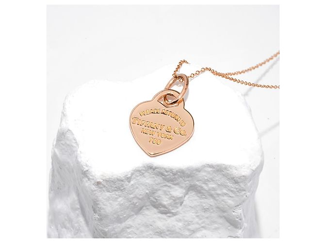 Collana Tiffany & Co. Return to Tiffany Full Heart Oro Rosa - vista 2