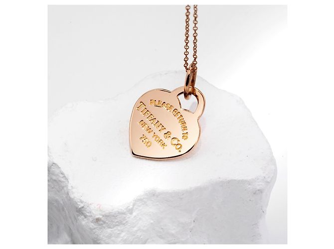 Collana Tiffany & Co. Return to Tiffany Full Heart Oro Rosa - vista 5