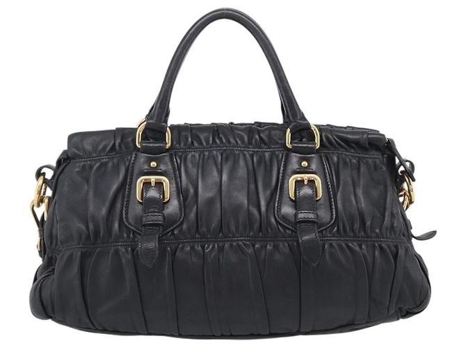 Prada Gaufre Convertible Satchel aus Nappa-Leder Medium - Ansicht 2