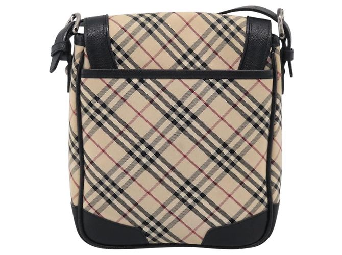 Borsa a tracolla Burberry Nova Check in tela - vista 2