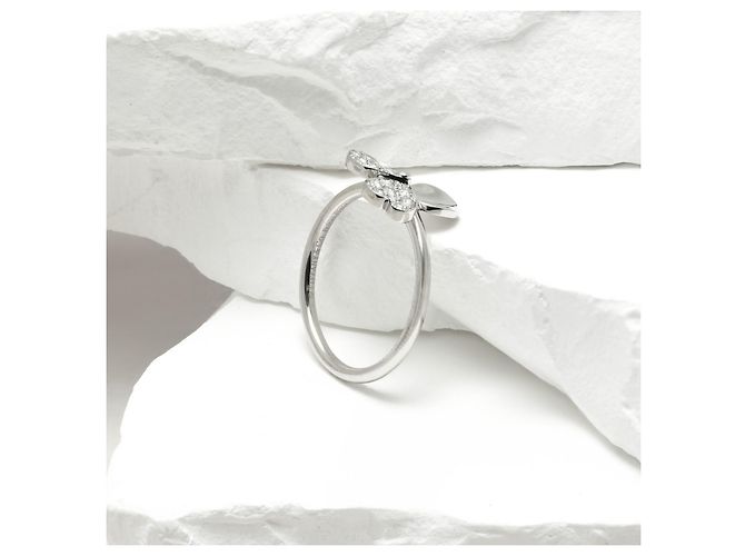 Tiffany & Co. Paper Flowers Platin-Diamantring, Größe 55 - Ansicht 4