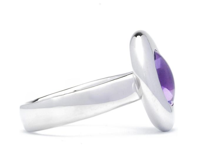 Autre Marque Anillo Tamara Comolli Bouton Amatista Oro Blanco - vista 2
