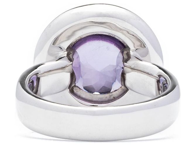 Autre Marque Anillo Tamara Comolli Bouton Amatista Oro Blanco - vista 4