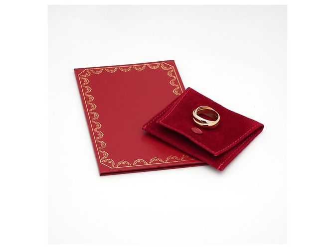 Cartier Trinity Ring Dreifarbiges Gold Größe 50 - Ansicht 2