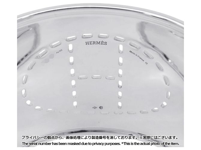 Hermès Brazalete Hermes de plata esterlina - vista 9