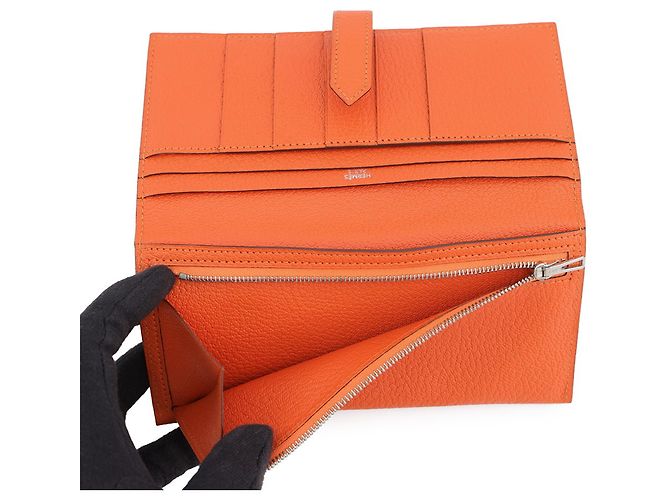Béarn Hermès Hermes Bearn Classic Long Wallet - view 6