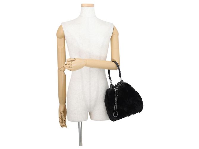 Bolso de cordón Chanel Negro - vista 4