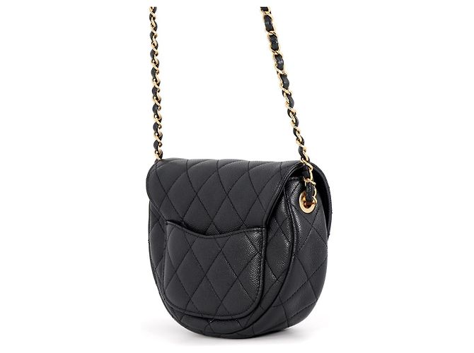 Sac à main Chanel Noir - Sac à épaule avec chaîne - vue 2