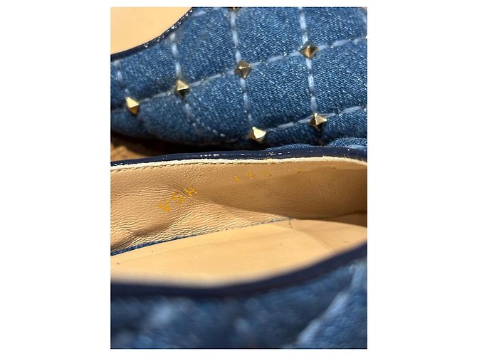 Valentino Garavani Rockstud Denim Slingback Pumps - Ansicht 5