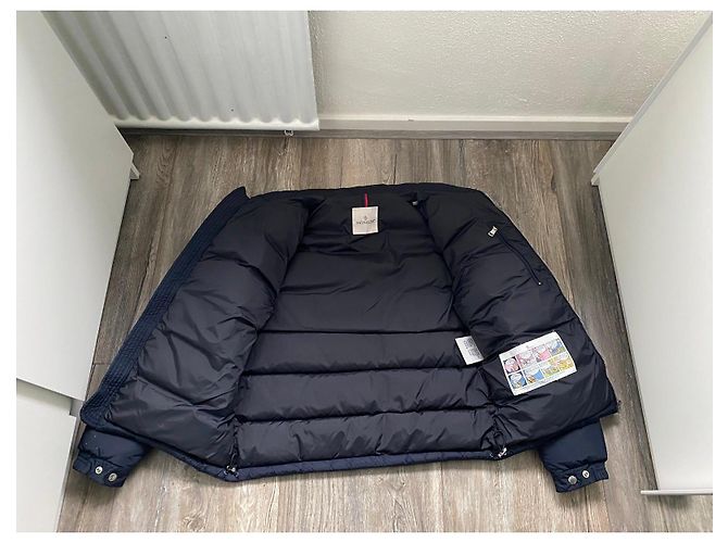 Moncler Arcs Giubbotto Blu Navy - vista 10