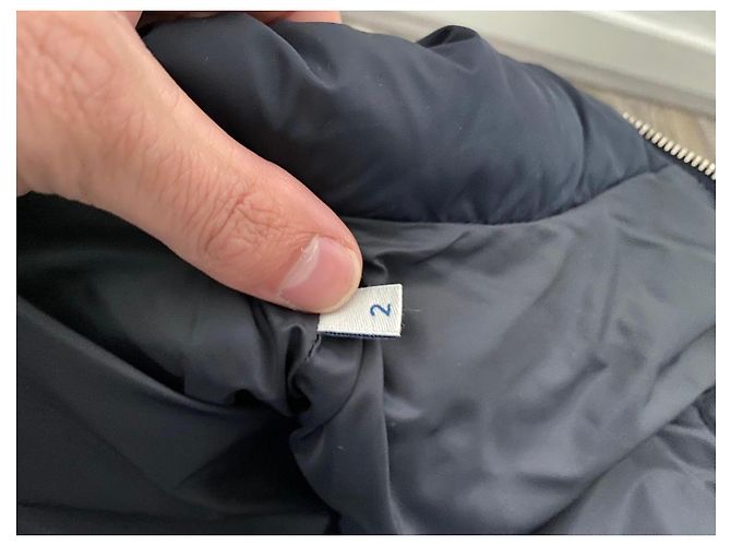 Moncler Arcs Giubbotto Blu Navy - vista 12