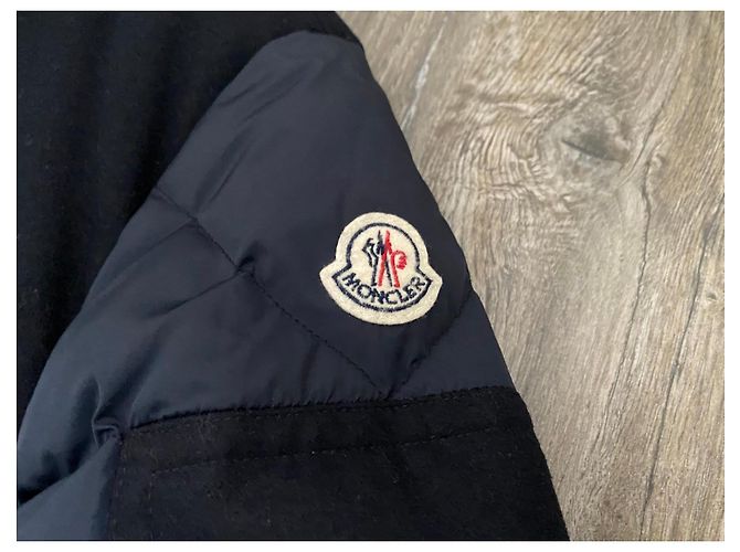 Moncler Arcs Giubbotto Blu Navy - vista 6