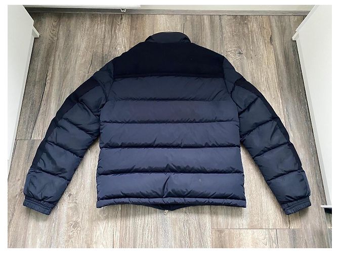 Moncler Arcs Giubbotto Blu Navy - vista 9