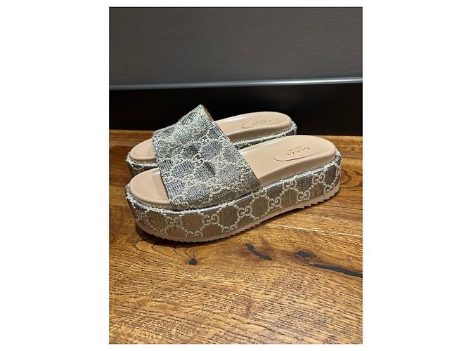 Gucci GG Monogram Plateau-Slipper - Ansicht 2
