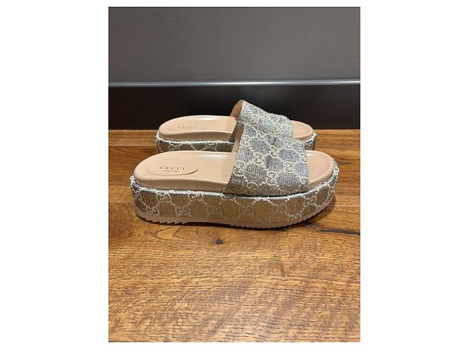 Gucci GG Monogram Plateau-Slipper - Ansicht 3
