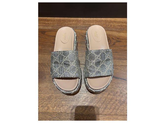 Gucci GG Monogram Plateau-Slipper - Ansicht 7