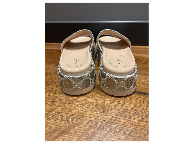 Gucci GG Monogram Plateau-Slipper - Ansicht 8
