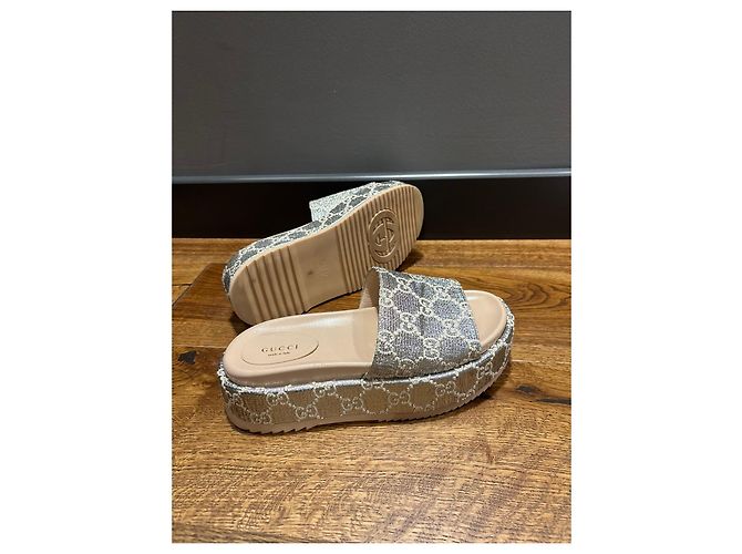 Gucci GG Monogram Plateau-Slipper - Ansicht 9