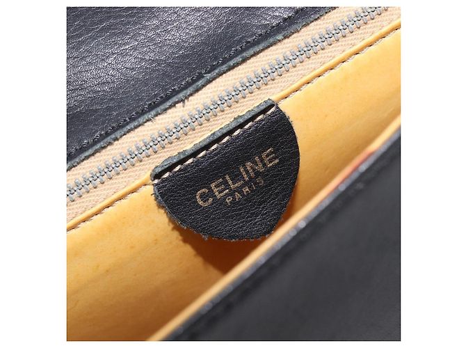 Céline CELINE Schultertasche Leder Schwarz Auth 208500A - Jerrillo - Ansicht 17
