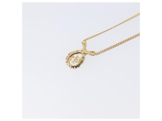 Christian Dior Necklace Metal Gold Tone Auth 208530 - Jerrillo - vista 10